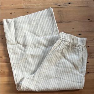 Laude the Label Linen Striped pants